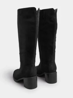 Bottes Yours Curve hauteur genou à talon carré
