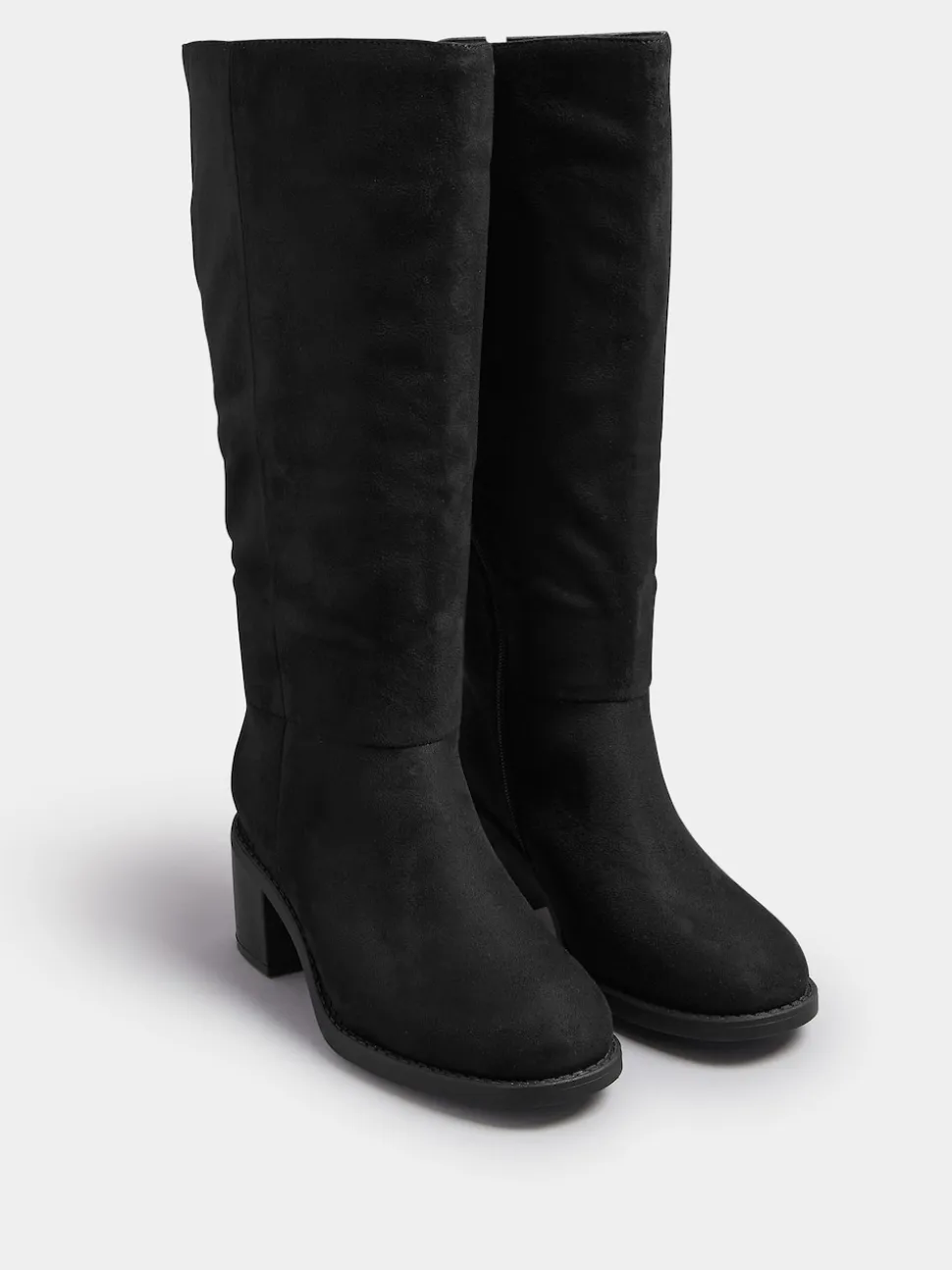 Bottes Yours Curve hauteur genou à talon carré