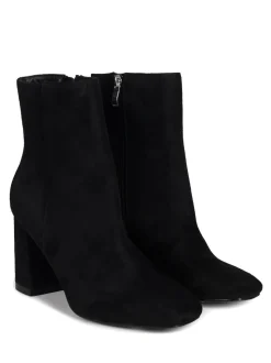Bottines à talons Linzi Scout à bout carré avec fermeture éclair latérale