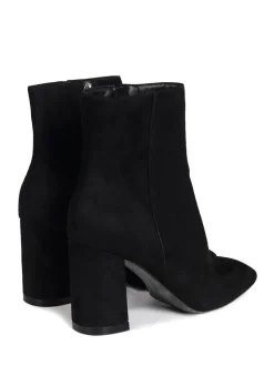 Bottines à talons Linzi Scout à bout carré avec fermeture éclair latérale