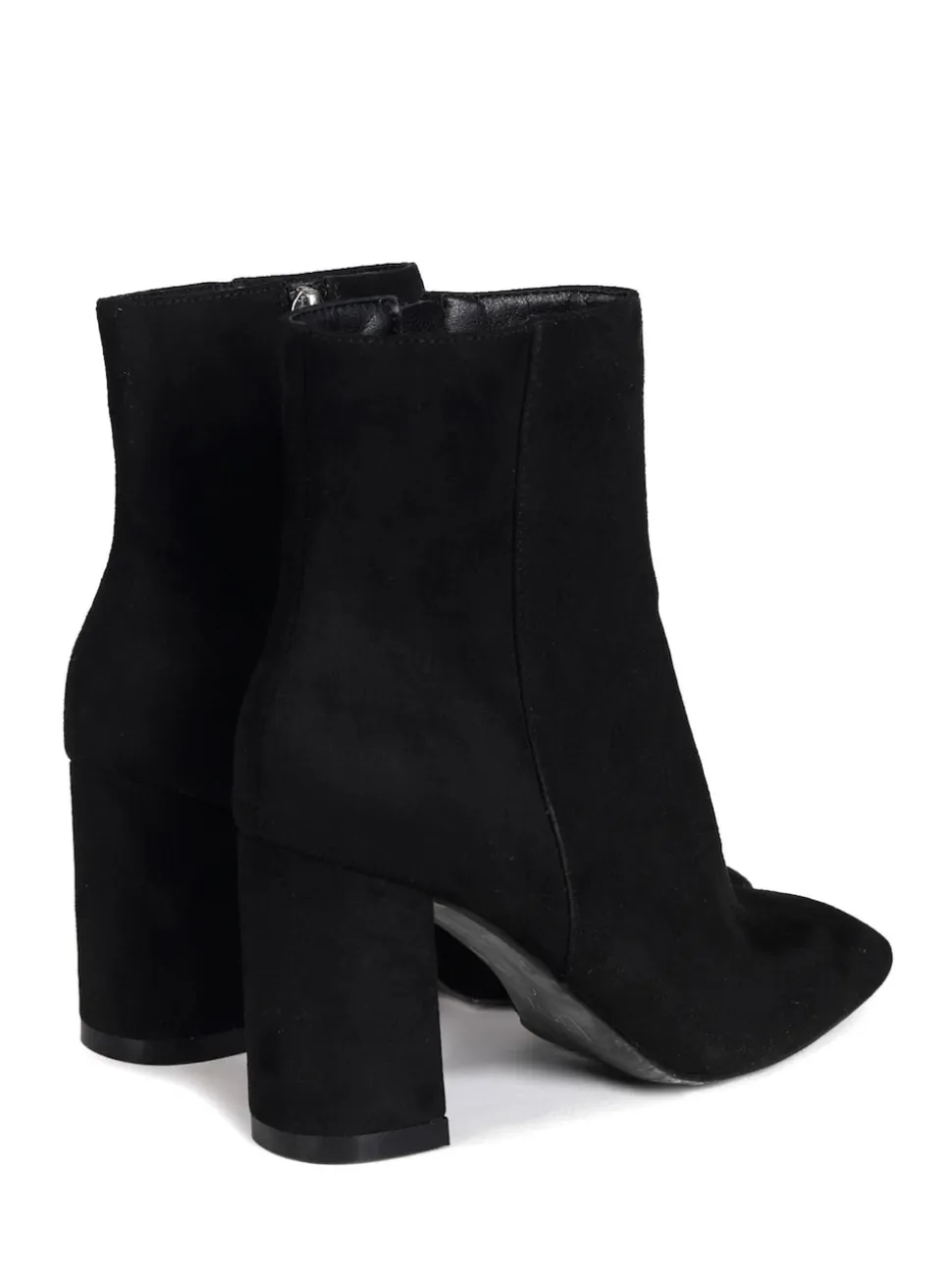 Bottines à talons Linzi Scout à bout carré avec fermeture éclair latérale