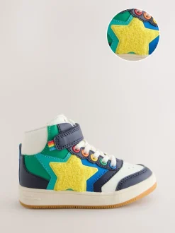 Boucle arc-en-ciel multicolore - Baskets hautes Little Bird By Jools Oliver Star