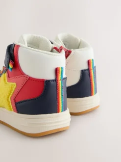 Boucle arc-en-ciel multicolore - Baskets hautes Little Bird By Jools Oliver Star