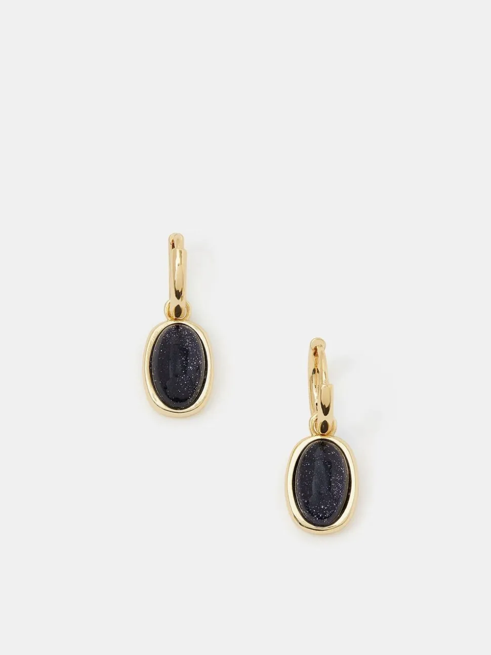 Boucles d’oreilles Accessorize Stone Drop Huggie Hoop