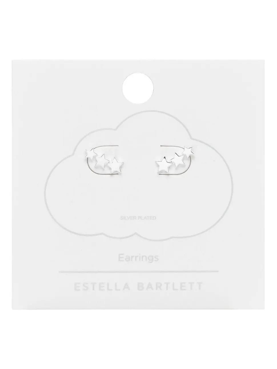 Boucles d'oreilles Estella Bartlett ornées de trois étoiles
