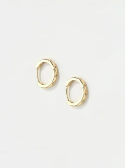 Boucles d’oreilles FatFace Huggie Hoops à pierres précieuses