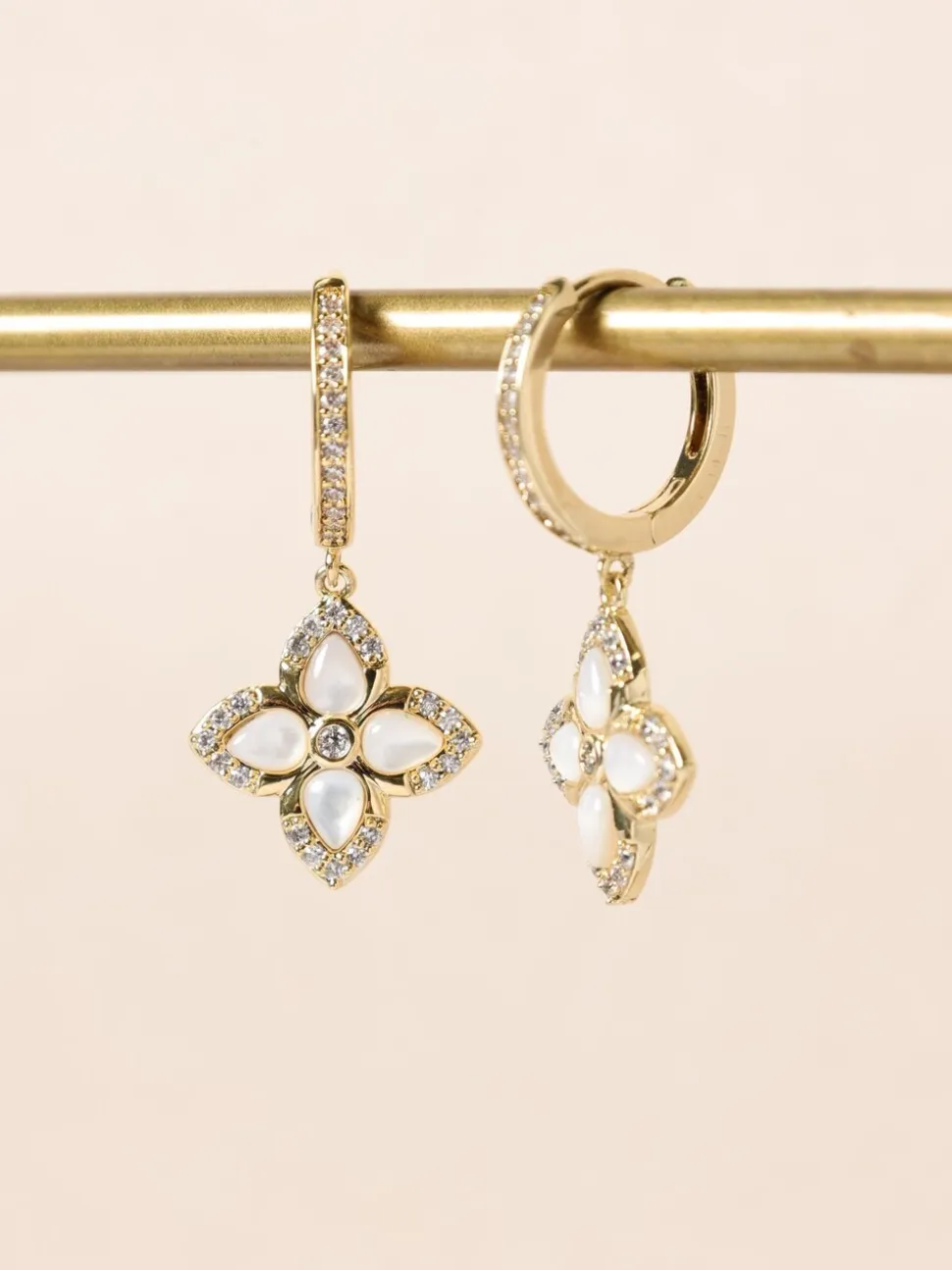 Boucles d’oreilles Jon Richard ton trèfle