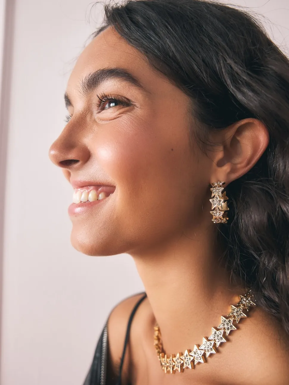 Boucles d’oreilles Rockett St George avec étoile scintillante