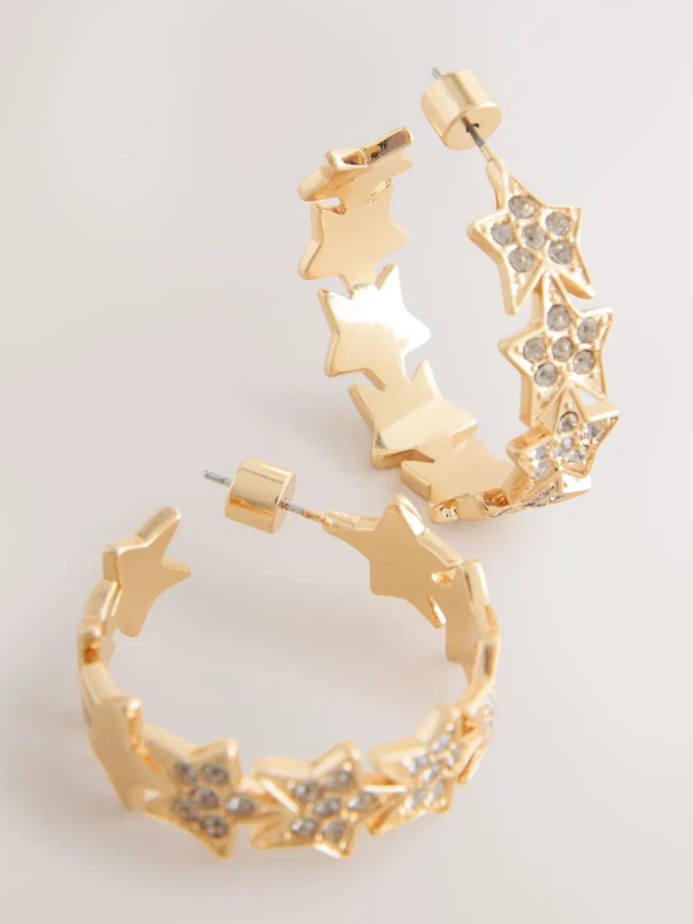 Boucles d’oreilles Rockett St George avec étoile scintillante