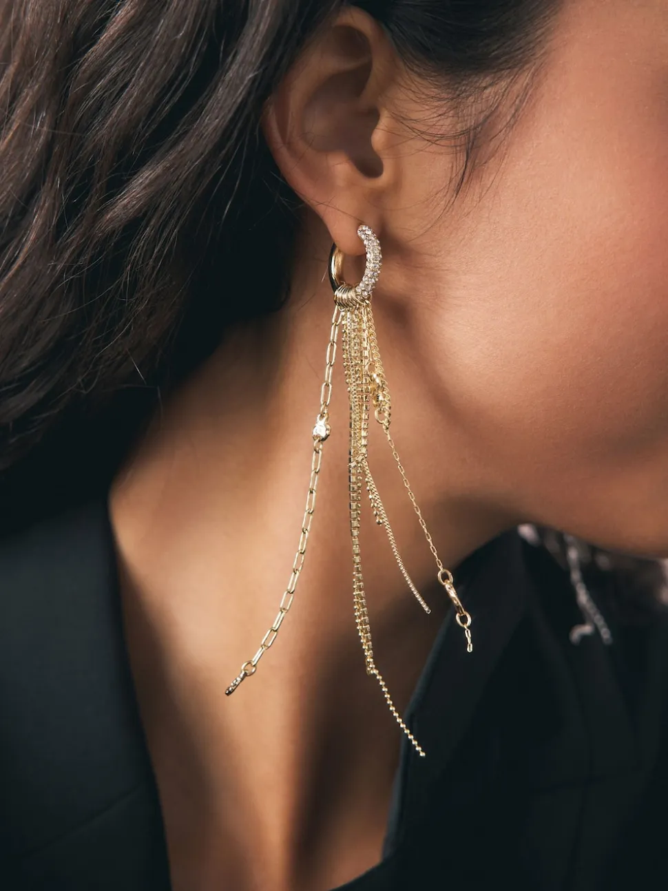 Boucles d’oreilles Rockett St George avec breloque étoile