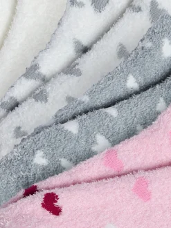 Boux Avenue 4 Pack Cœur Cosy Baskets Chaussettes
