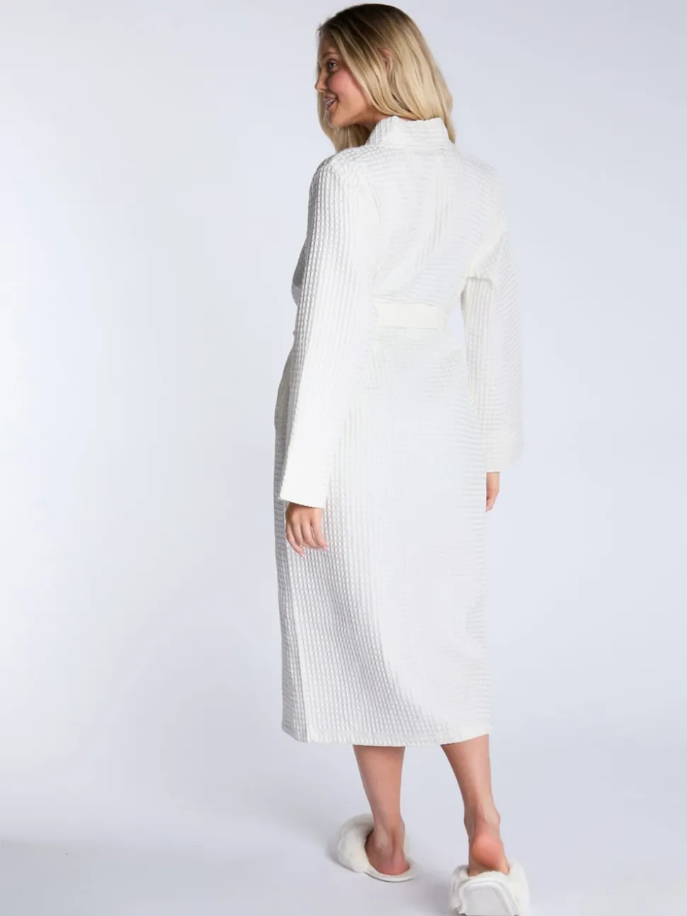 Boux Avenue Long Peignoir gaufré