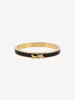 Bracelet coach à charnière en émail