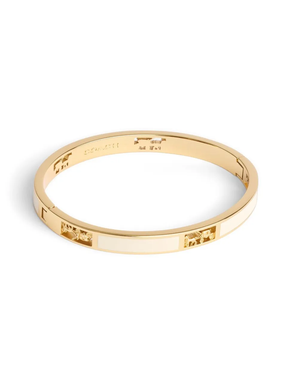Bracelet coach à découpes COACH Signature Horse & Carriage