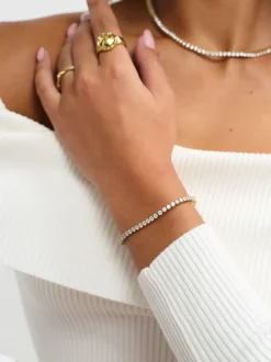 Bracelet de tennis D.louise imperméable Luxe