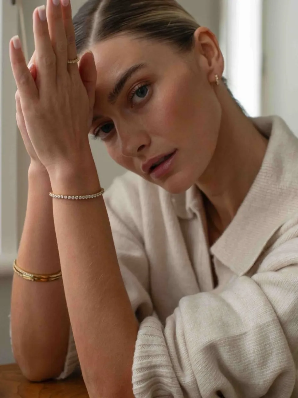 Bracelet de tennis D.louise imperméable Luxe