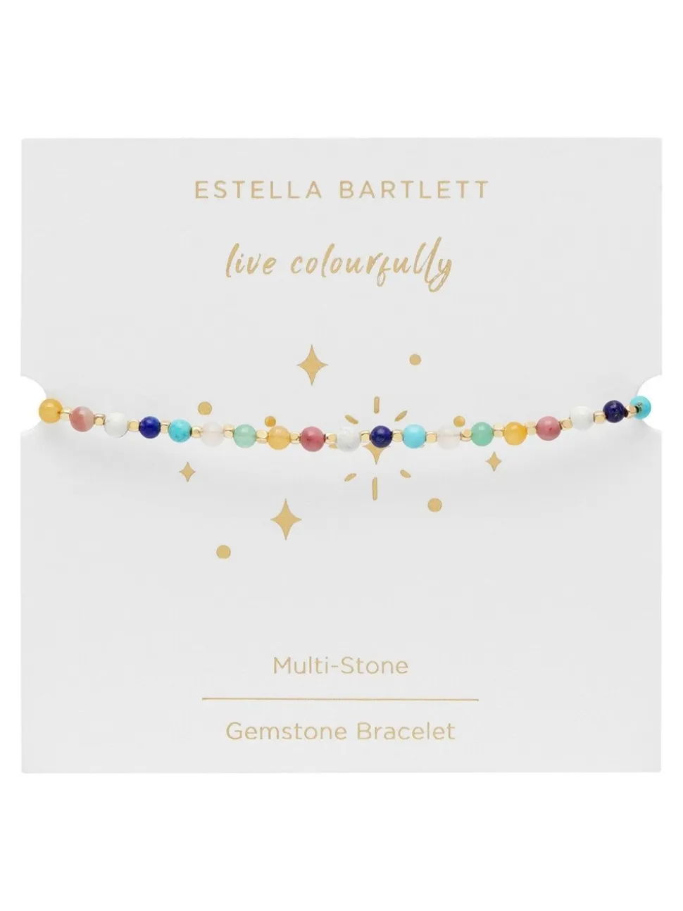 Bracelet Estella Bartlett Wellness Mixed Gemstone Amelia