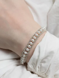 Bracelet Jon Richard ton perle et cristal