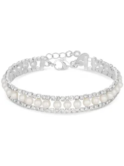 Bracelet Jon Richard ton perle et cristal