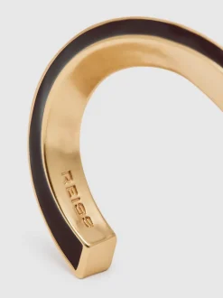 Bracelet manchette Reiss Thea en émail à torsade