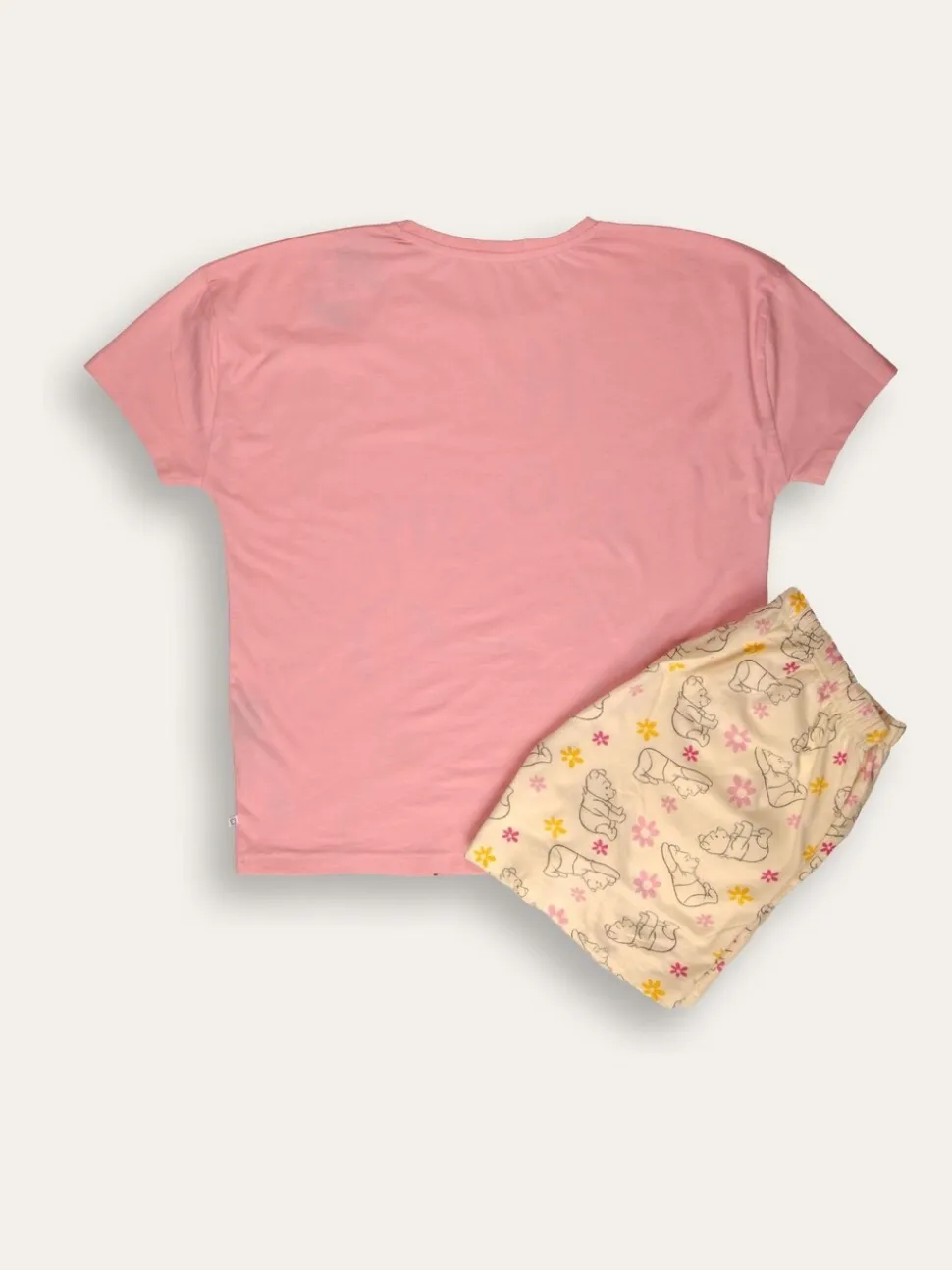Brand Threads Pyjama Winnie The Pooh rose et blanc en coton 100%