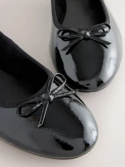 Brevet noir - Ballerines à bout rond