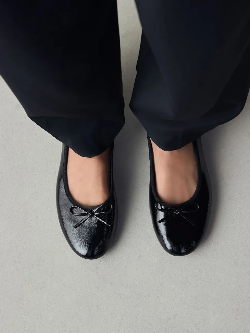Brevet noir - Ballerines à bout rond