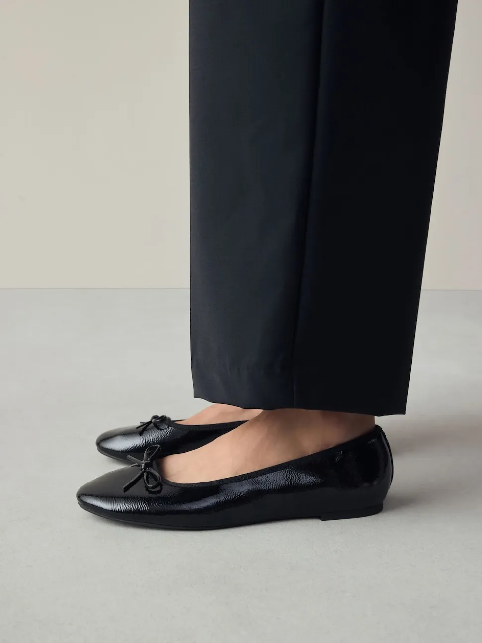Brevet noir - Ballerines à bout rond