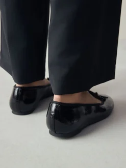 Brevet noir - Ballerines à bout rond