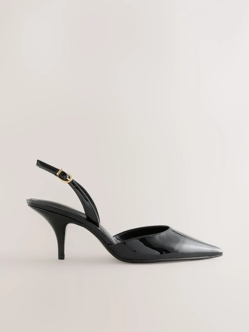Brevet noir - Chaussures à talons Forever Comfort® à bout pointu et à bride arrière