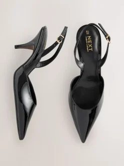Brevet noir - Chaussures à talons Forever Comfort® à bout pointu et à bride arrière