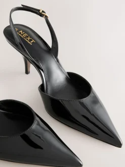 Brevet noir - Chaussures à talons Forever Comfort® à bout pointu et à bride arrière