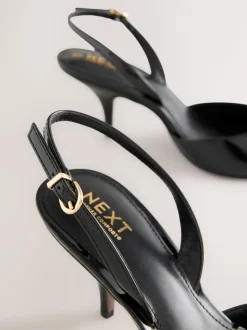Brevet noir - Chaussures à talons Forever Comfort® à bout pointu et à bride arrière