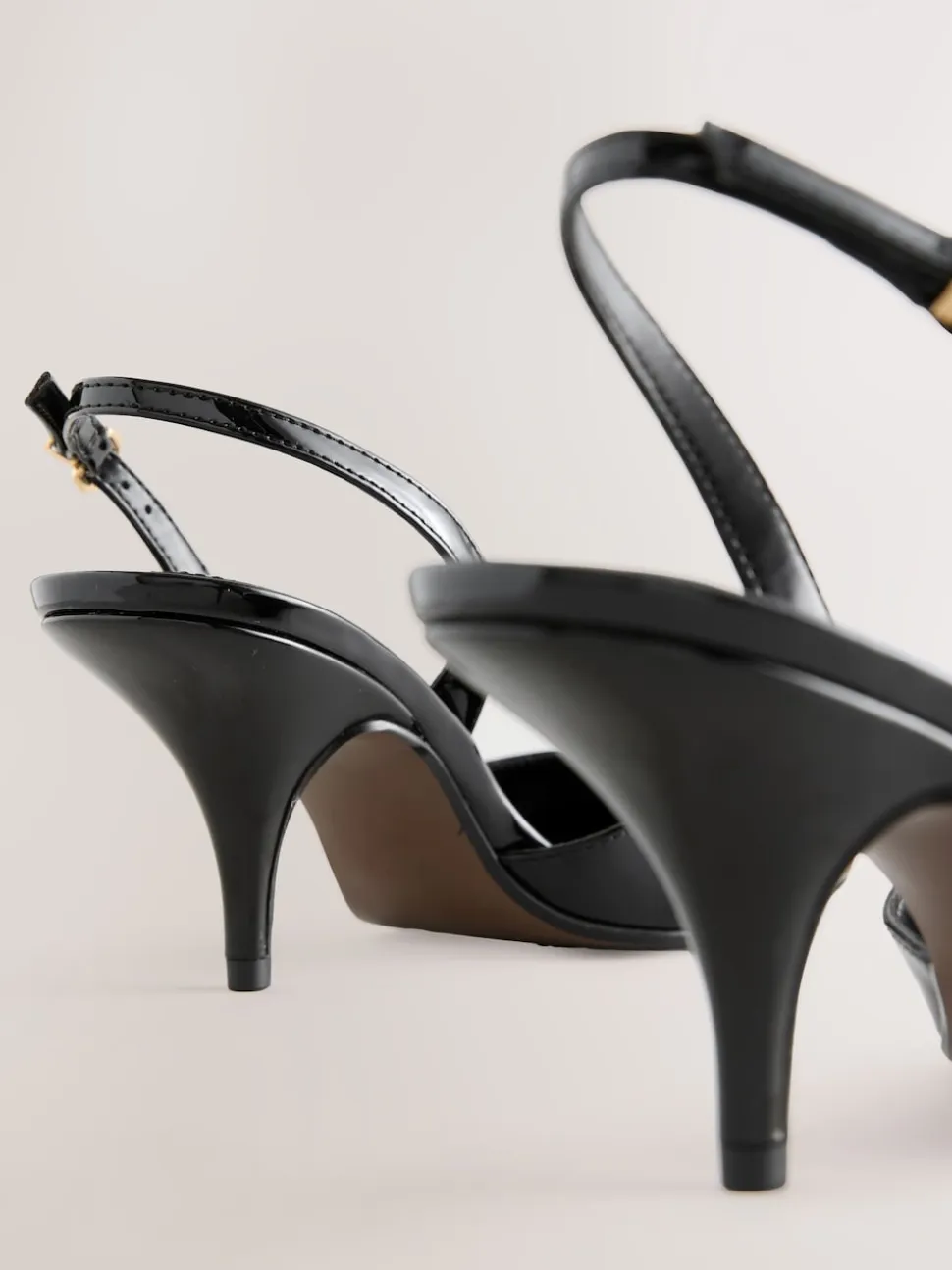 Brevet noir - Chaussures à talons Forever Comfort® à bout pointu et à bride arrière