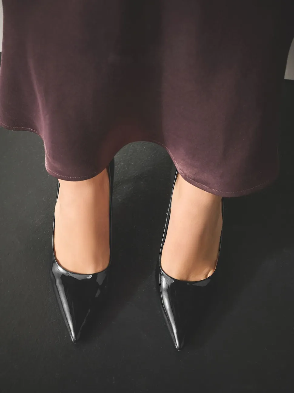 Brevet noir - Chaussures à talons Forever Comfort® à bout pointu