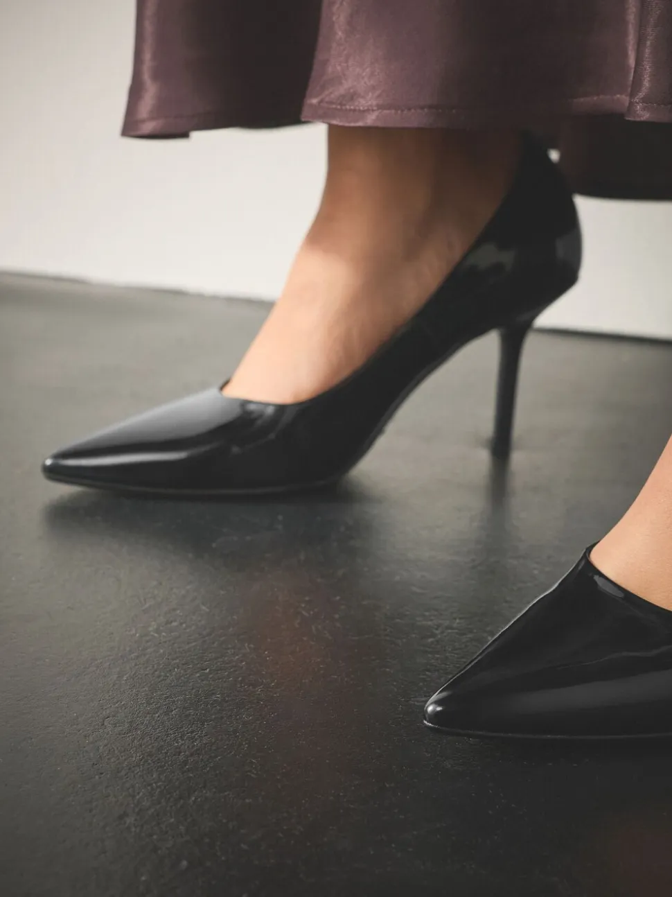 Brevet noir - Chaussures à talons Forever Comfort® à bout pointu