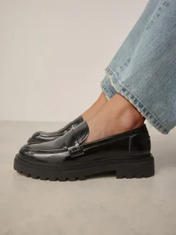 Brevet noir - Mocassins à semelle épaisse