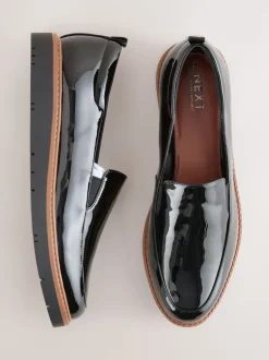 Brevet noir - Mocassins Forever Comfort® à enfiler propres à semelle épaisse