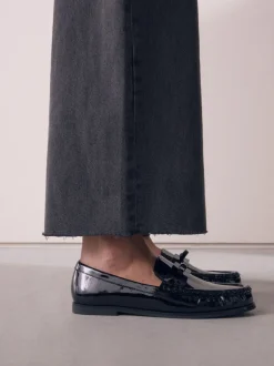 Brevet noir - Mocassins Forever Comfort® à bout froncé avec nœud