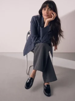 Brevet noir - Mocassins Forever Comfort® à bout froncé avec nœud