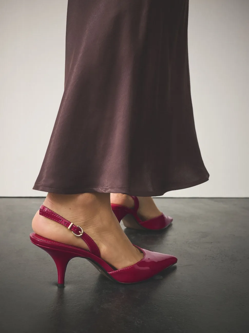 Brevet rose - Chaussures à talons Forever Comfort® à bout pointu et à bride arrière