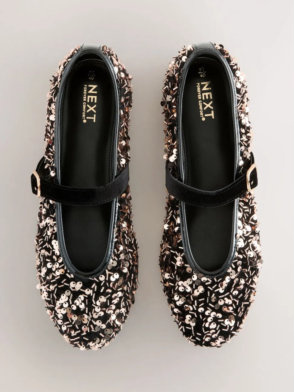 bronze - Chaussures Forever Comfort® Mary Jane avec ornements de sequins
