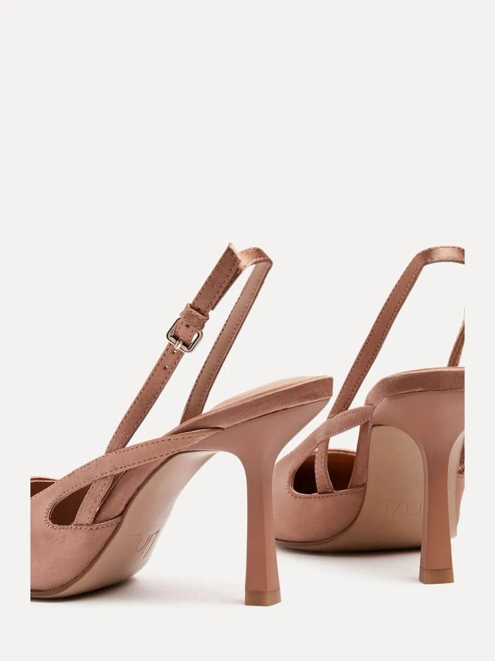 Brun clair - Linzi Rhea À attacher à l’arrière talons courts