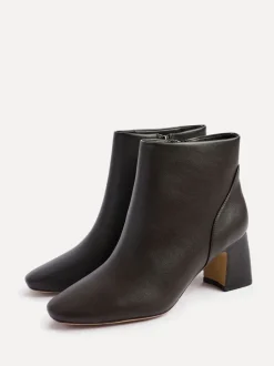 Brun foncé - Bottines Linzi Cove Comfort à talons carrés
