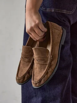 Brun foncé - Mocassins Linzi Precise classiques avec onglet avant