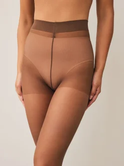 Café - Collants Matt 15 Denier 3 Lot