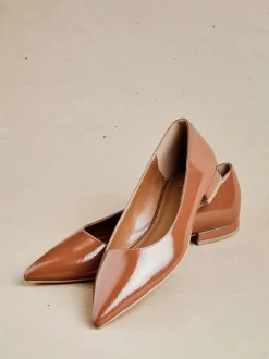 caramel - Linzi Orian Ballet à bout pointu Chaussures plates