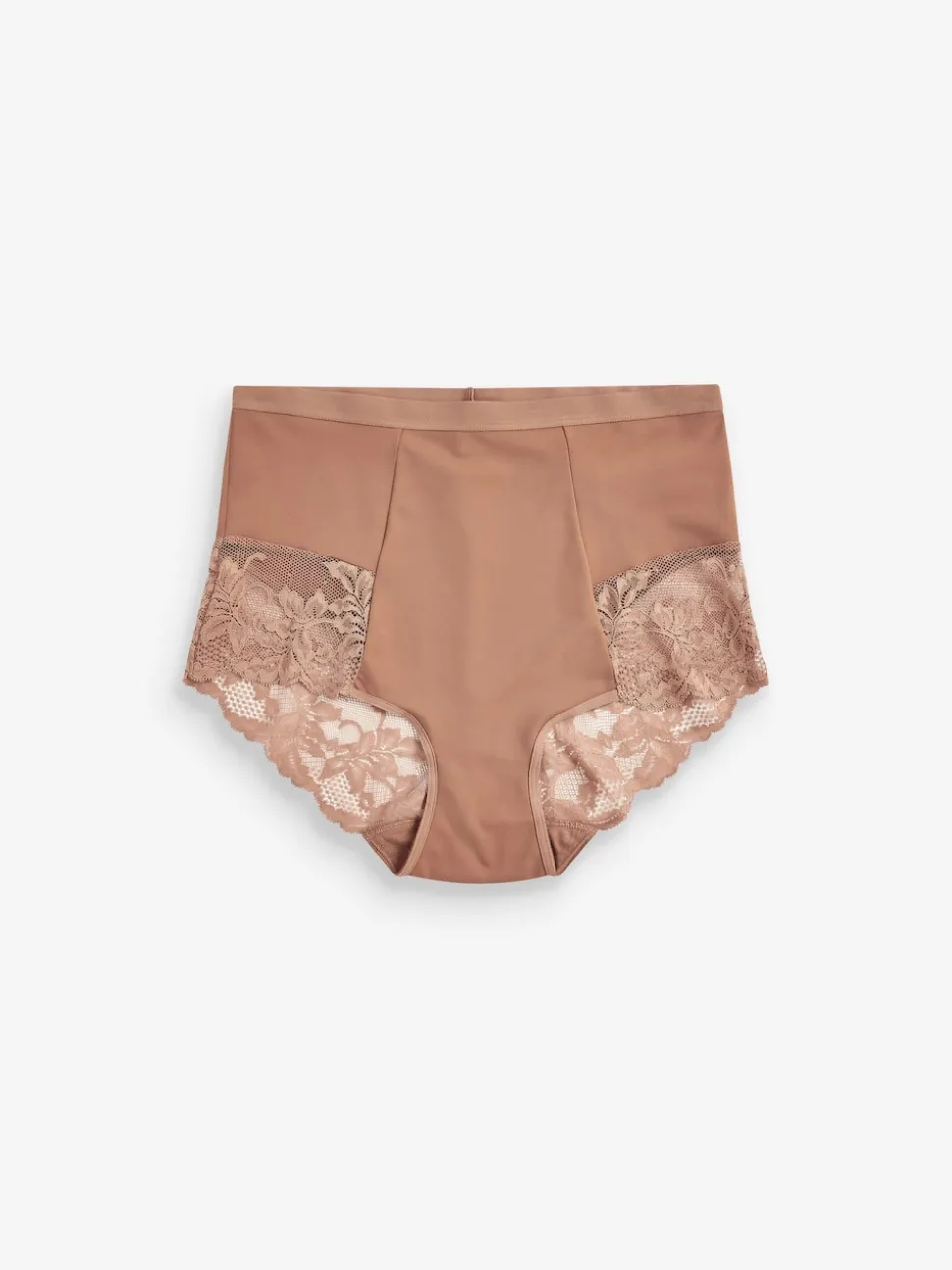 Caramel Nude - Imprimé Gainant Culotte brésilienne dos lacé 2 Lot