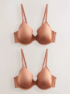 Caramel Nude - Lot de 2 Soutiens-gorge A-E Smoothing Ultimate Comfort