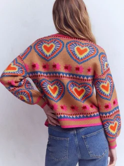 Cardigan Boden Abi jacquard